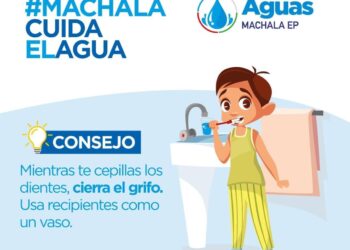Aguas Machala recomienda ahorrar el agua