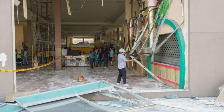 Tres heridos dejó explosión en terminal terrestre de Babahoyo