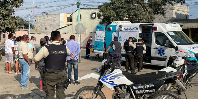 Herido al recibir un disparo en la pierna izquierda