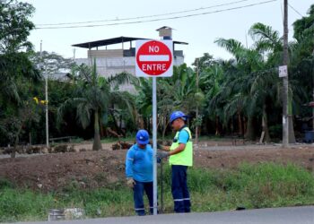 Movilidad implementa señalética en la vía Limón