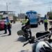 Dos motociclistas y una niña resultaron heridos en accidente de tránsito