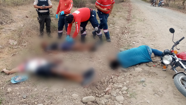 Tres ciudadanos fueron asesinados en una guardarraya