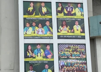 (Video) La Federación Deportiva de El Oro develó el nuevo mural de campeones 2021 – 2022