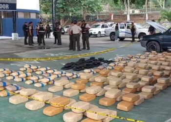 Vehículo se paseaba por Esmeraldas con 293 paquetes de sustancias sujetas a fiscalización