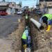 Aguas Machala realizó una interconexión en las calles 11va norte y Marcel Laniado