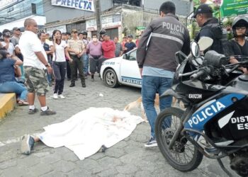 Se registró un sicariato en el centro de Santo Domingo