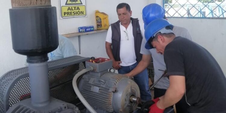 Realizaron trabajos de mantenimiento en la Planta “Virgen del Cisne”