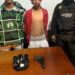 Dos menores de edad detenidos en poder de arma de fuego