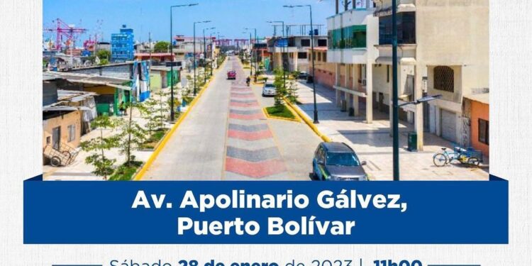 Municipio inaugura regeneración de la Av Apolinario Gálvez