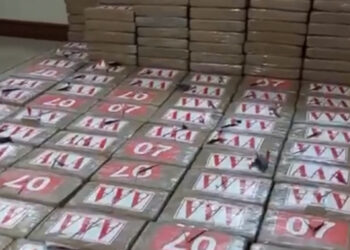 Casi dos toneladas de droga fue decomisada por la Policía Antinarcóticos
