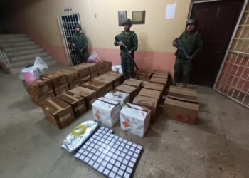 En operativo militar se decomisó material explosivo