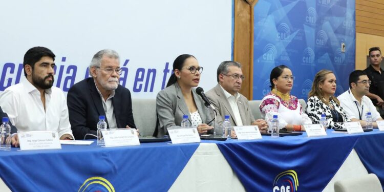 CNE garantiza el respeto a la voluntad de la ciudadanía expresada en las urnas y reinicia el recuento de las actas con inconsistencias en Guayas