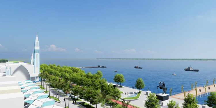 Alcalde suscribe contrato para la construcción del nuevo malecón en Puerto Bolívar