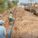 Aguas instala red principal de agua potable en la Vía Balosa