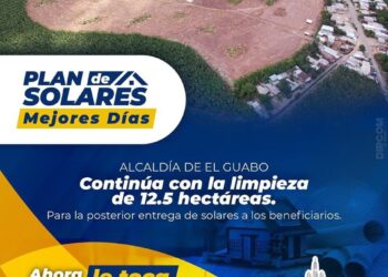 Alcaldía realiza la limpieza de terreno de 12.5 hectáreas