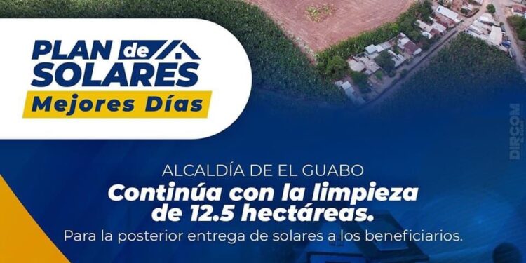 Alcaldía realiza la limpieza de terreno de 12.5 hectáreas