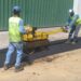 Colocaron asfalto en los trabajos de instalación de red de agua en Los Sauces