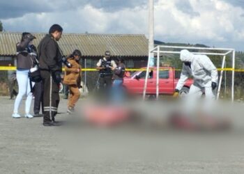 Supuestos delincuentes fueron quemados vivos