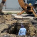 Aguas Machala EP realizó trabajos de reparación de la red de alcantarillado