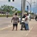 En un carro y una moto sujetos realizaron asalto al estilo sacapinta