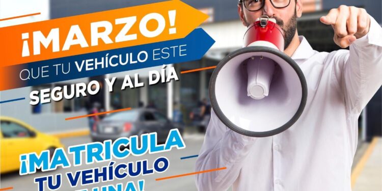 Desde hoy 1 de marzo matriculan vehículos con placas terminadas en dígito 2