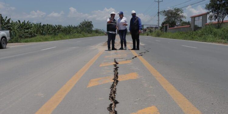 Prefectura recorrió vía a Balosa y Pajonal para reparar daños