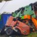 Trailer se estrelló contra unas viviendas
