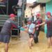 Militares evacuaron zonas inundadas