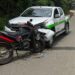 Motociclista herido en un accidente de tránsito