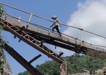 Coloca un Puente Bailey de 25 metros de longitud en el sector Porotillo