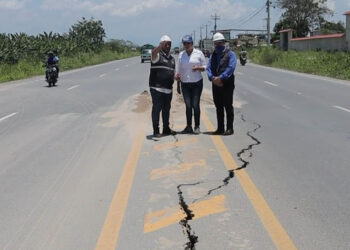 Prefectura de El Oro iniciará con los trabajos de restitución del paquete estructural de la vía Balosa y Pajonal