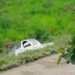 Carro perdió pista a la altura de la comunidad de San Miguel de Brasil