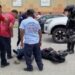 Policía del GOM herido en un accidente