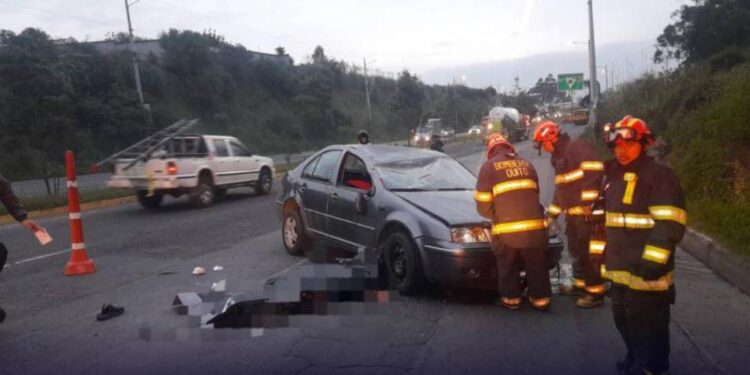 una persona murió en un accidente de tránsito en Quito
