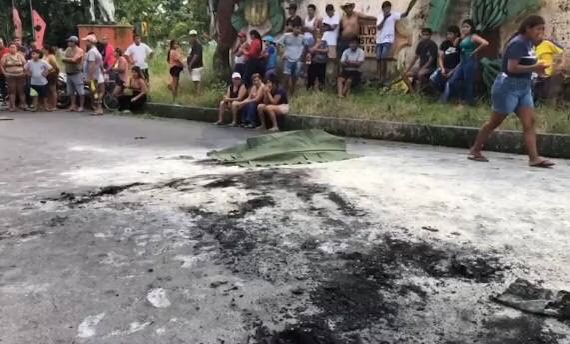 Niña murió incinerada en un accidente de tránsito
