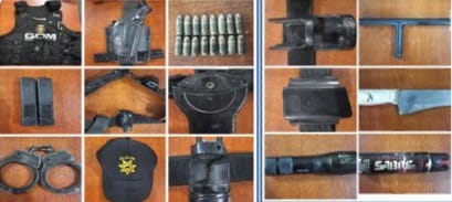 Sospechosa por transportar prendas policiales y municiones salió en libertad