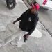 Sujetos en moto asaltaron en local de celulares