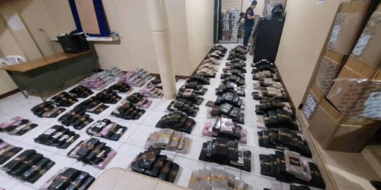 1.152 paquetes de sustancias ilícitas incautadas y cinco detenidos dejó un operativo