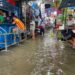 Fuertes lluvias inundan sector comercial en Portoviejo