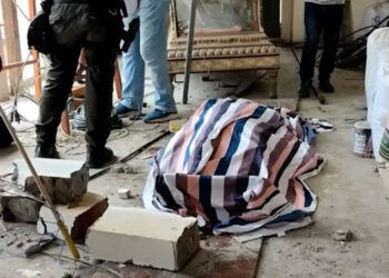  Kleber Fabián Saquicela Calle perdió la vida al caer un andamio