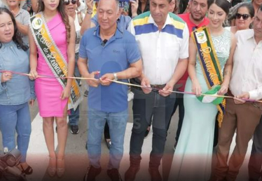 Prefecto junto al alcalde de Balsas inauguraron regeneración de vías intervenidas