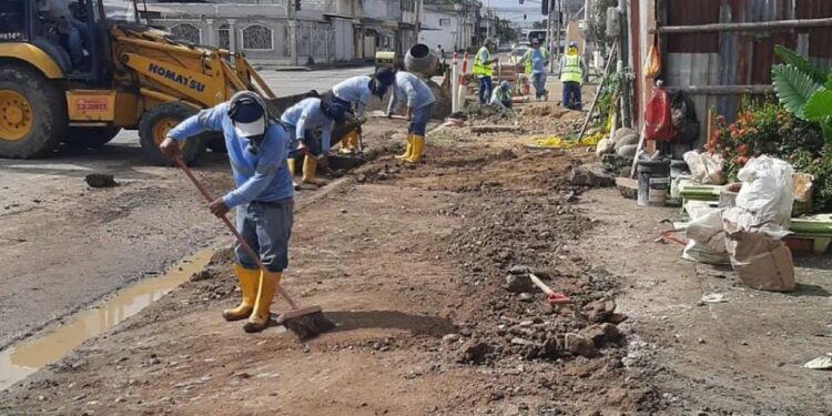 Aguas instaló red terciaria de alcantarillado al norte de Machala