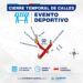 Movilidad informa el cierre temporal de calles