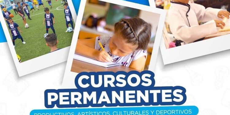 Del 8 al 12 de mayo inscripciones abiertas para cursos permanentes municipales