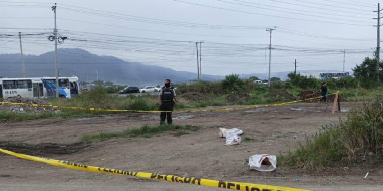 Recicladores hallaron restos humanos abandonados en tres sacos