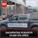 Sacapintas robaron 24.000 dólares