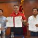 Bomberos Machala firma convenio de cooperación interinstitucional