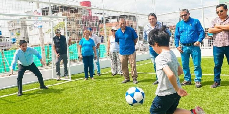 Barrio Asociación de Empleados del Hospital Teófilo Dávila contará con nuevo espacio recreativo