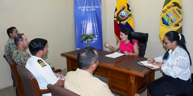 Gobernadora Mercedes Serrano asumió el despacho de la Gobernación de El Oro