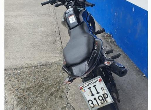 Detenido por circular en una moto robada
